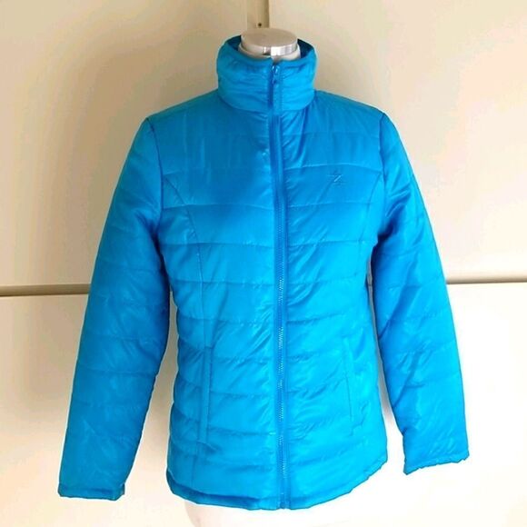 NWT Izod TurquoisePerformx Puffer Jkt, Sz. Medium - Picture 1 of 10